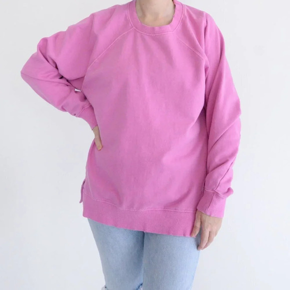 Urban Outfitters BDG Pink Crewneck Sweater  Barbiecore S - Picture 1 of 11
